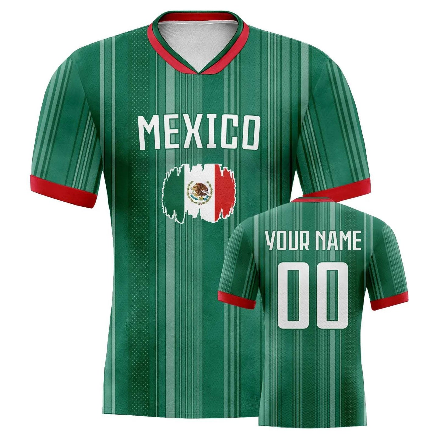  Custom Mexico Soccer Jersey With Name And Number Fans -  ToylandEU™
