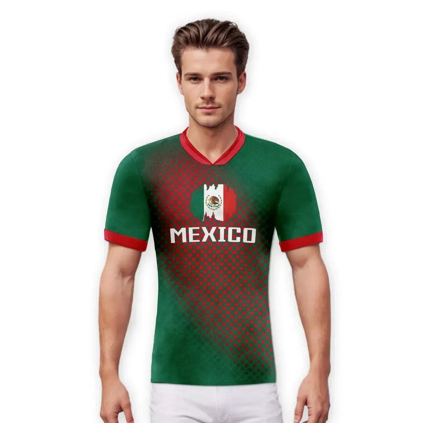Custom Mexico Soccer Jersey With Personalized Name And Number - ToylandEU