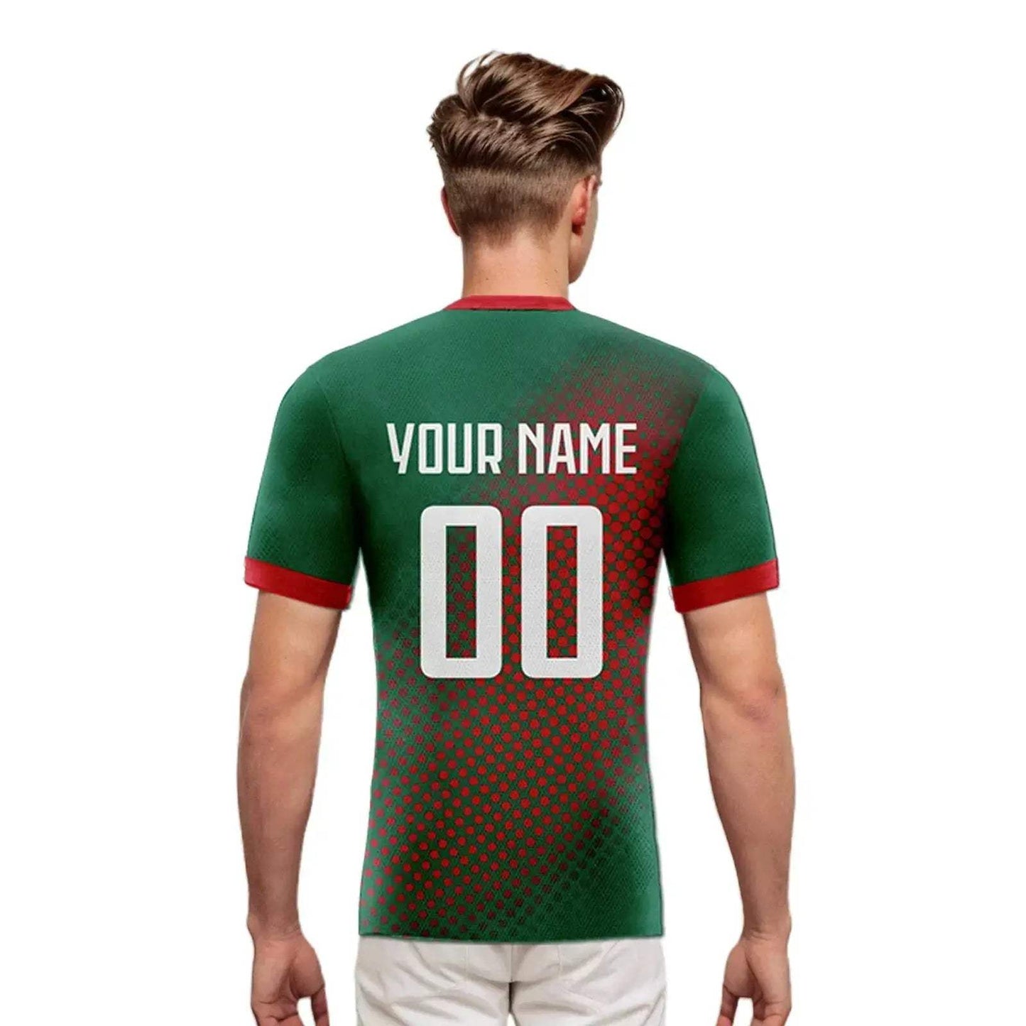 Custom Mexico Soccer Jersey With Personalized Name And Number - ToylandEU