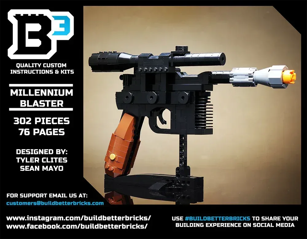 LEGO Millennium Blaster Life Size Collectible Kit With Detailed Instructions - ToylandEU