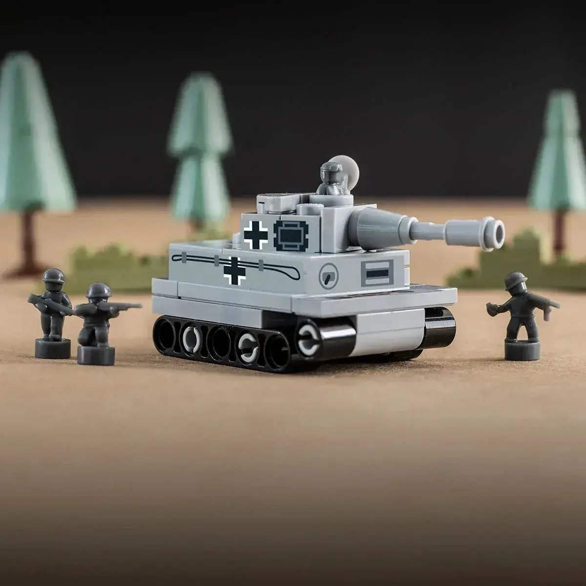 Custom LEGO Panzer Tank Made With Authentic High Quality Parts - ToylandEU
