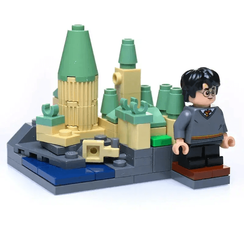 Harry Potter Wizard School 61-Piece Figure Kit For LEGO Compatible Builds, Compact Design - ToylandEU
