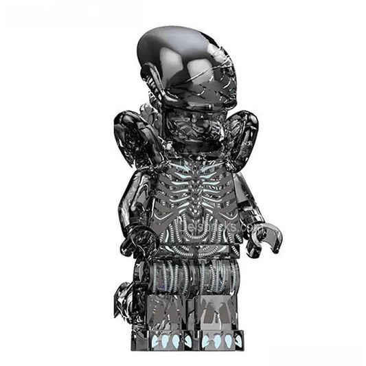  Aliens Xenomorph transparent black Lego Compatible Minifigures -  ToylandEU™