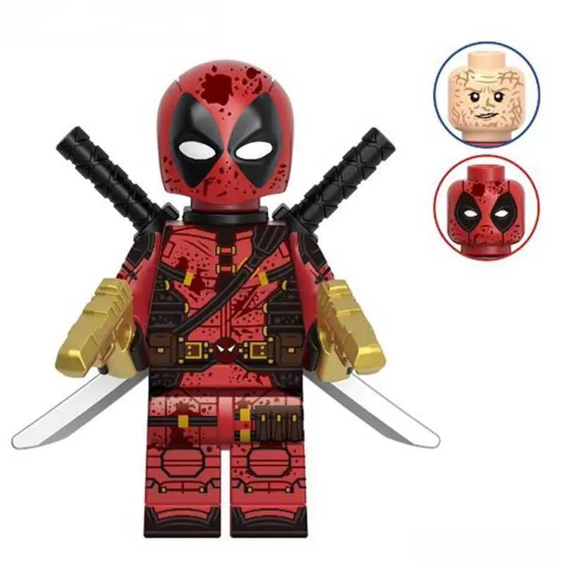  Battle Damaged bloody Deadpool Marvel MCU Lego Minifigures Custom Toys -  ToylandEU™