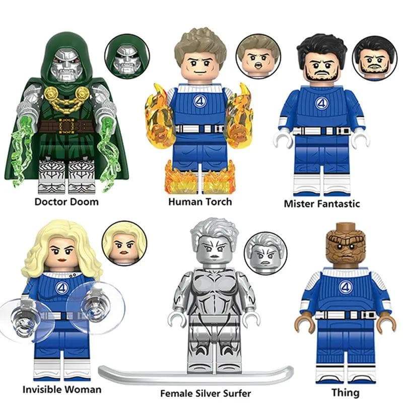  Fantastic Four First Steps Set of 6 Lego Minifigures Custom Toys 2 -  ToylandEU™