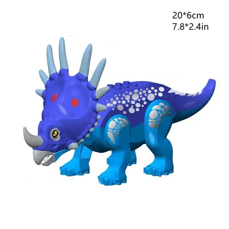  LARGE- BLUE TRICERATOPS -  ToylandEU™