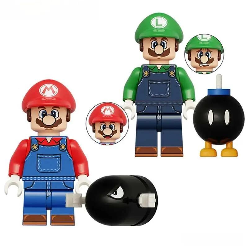 Mario & Luigi bomb set of 2 Super Mario Brothers Lego Compatible Minifigures -  ToylandEU™