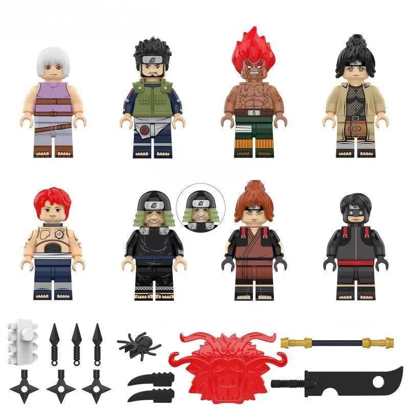  Naruto set of 8 Lego Anime Minifigures Custom Toys S7 -  ToylandEU™