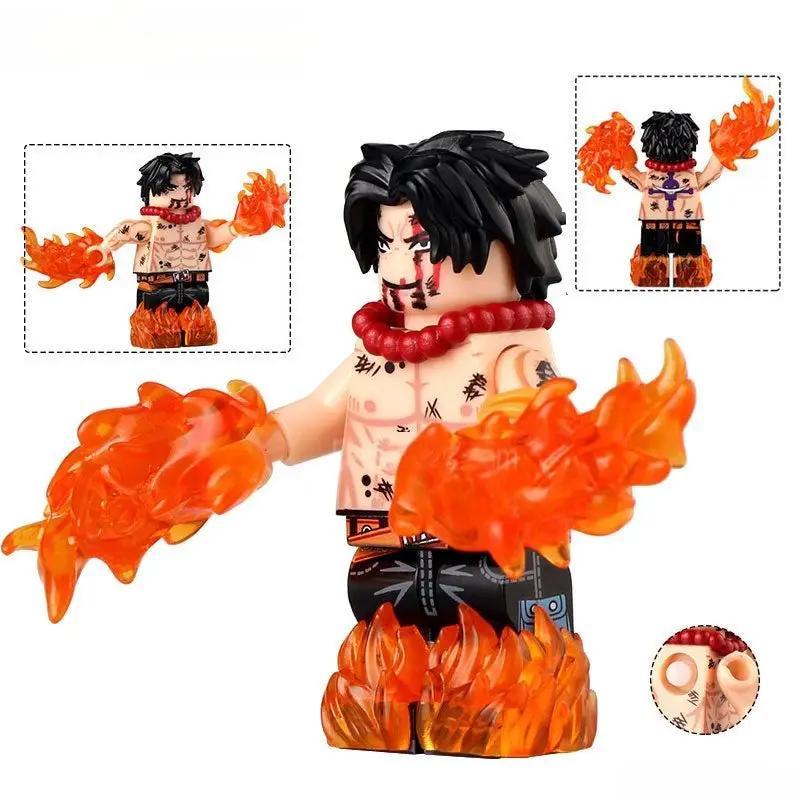  Portgas D Ace from ONE PIECE Anime Lego Minifigures custom toys 6 -  ToylandEU™