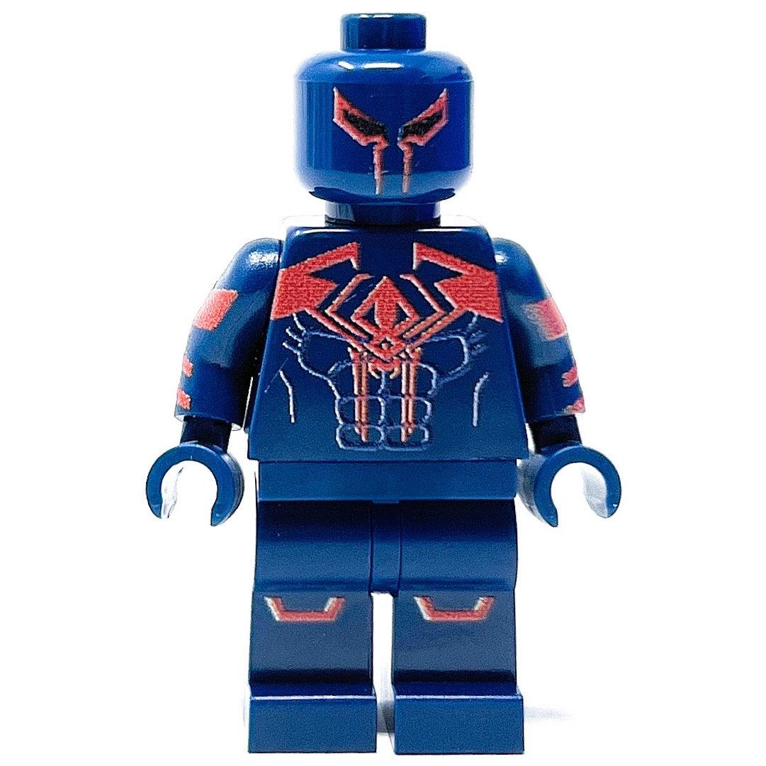 Custom Minifig Spidey 2099 Front Back Sides Toylandeu