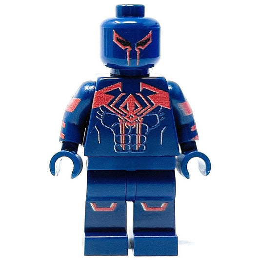 Custom Minifig Spidey 2099 Front Back Sides Toylandeu