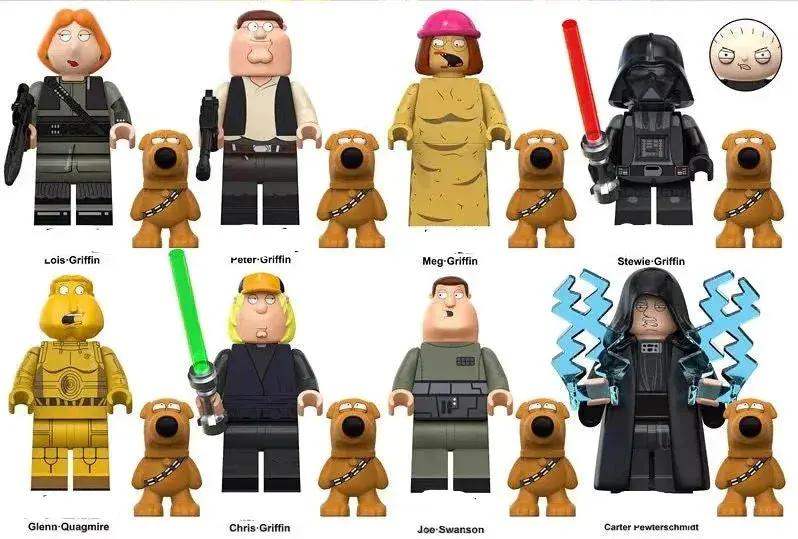  Star Wars Edition Family Guy Minifigure Set of 8 -  ToylandEU™