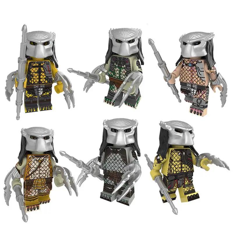  The Predator Yautja tribe set of 6 Lego Compatible Minifigures -  ToylandEU™