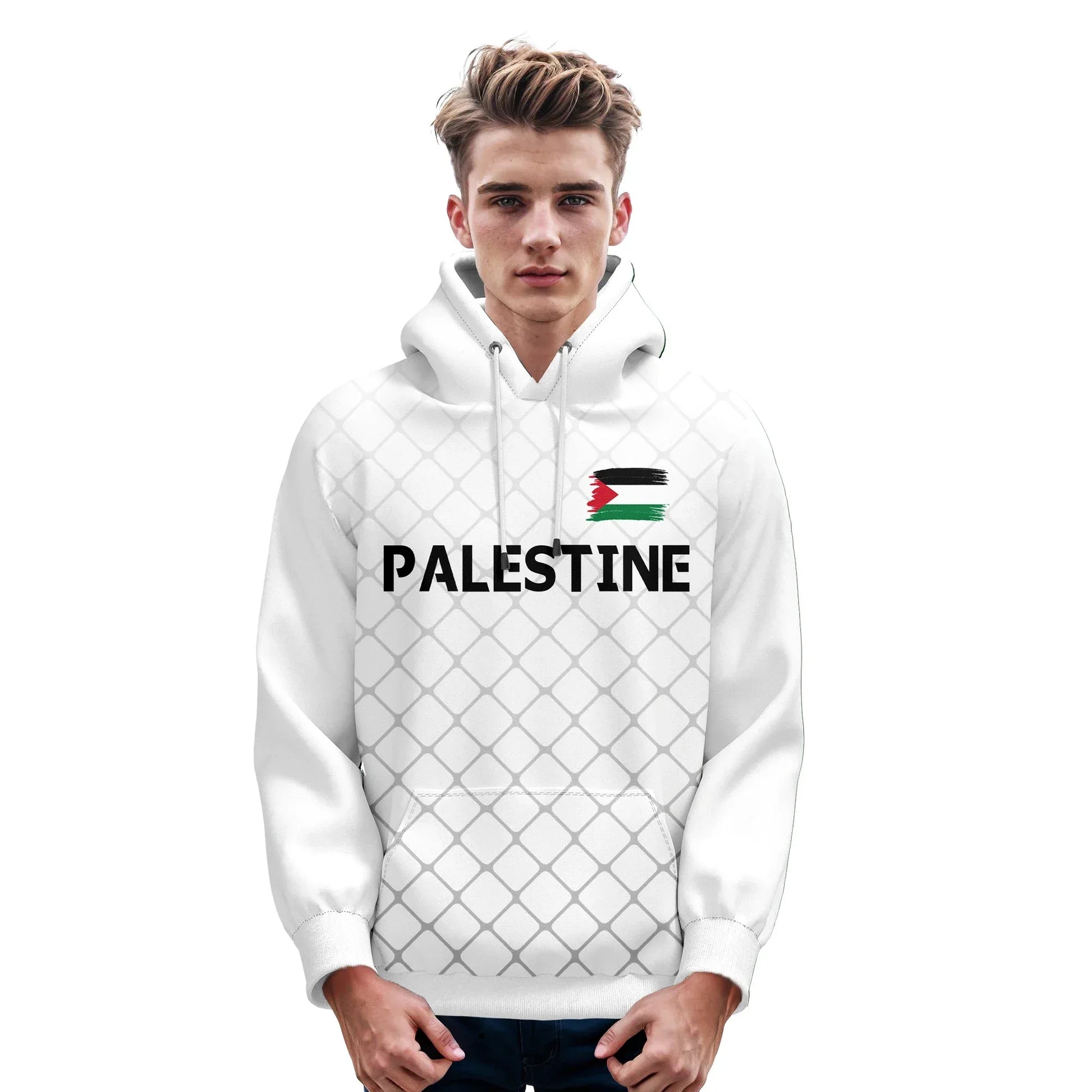 Custom Palestine Hoodie Basketball Sweatshirt, Unisex, Name And Number Personalization, Hooded Sports Jersey - ToylandEU