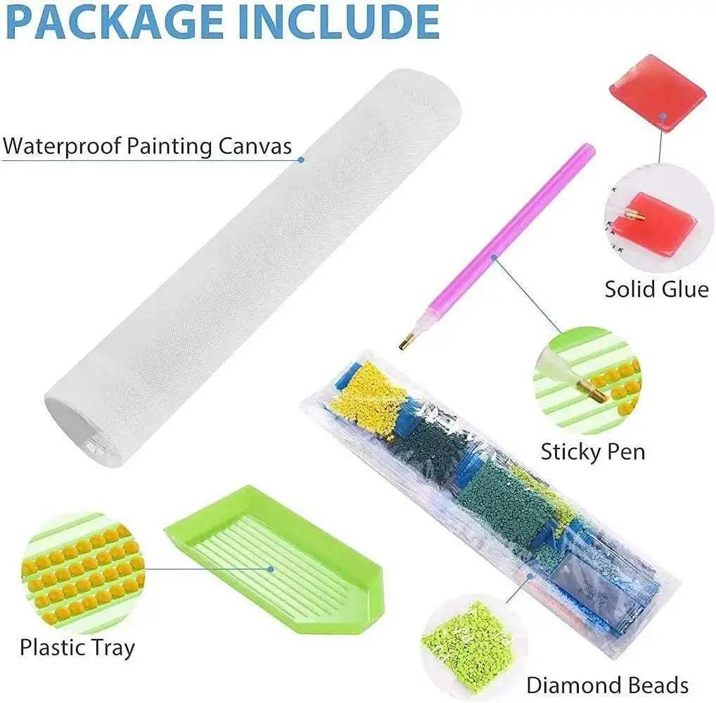  Custom Photo 5D Diamond Painting Kit-Square & Round Diamond Painting -  ToylandEU™