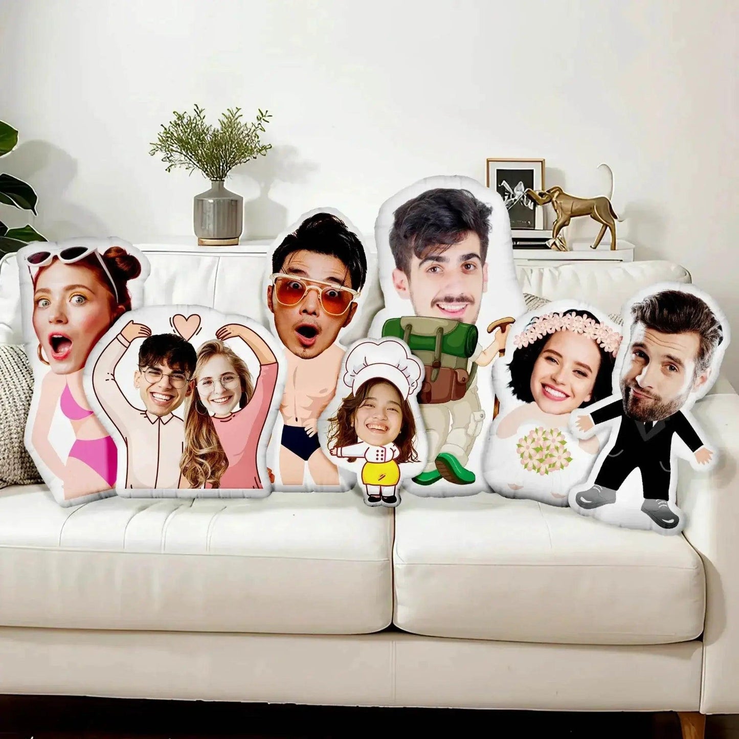  Custom Photo Cushion Humanoid Personalized DIY Pillow -  ToylandEU™