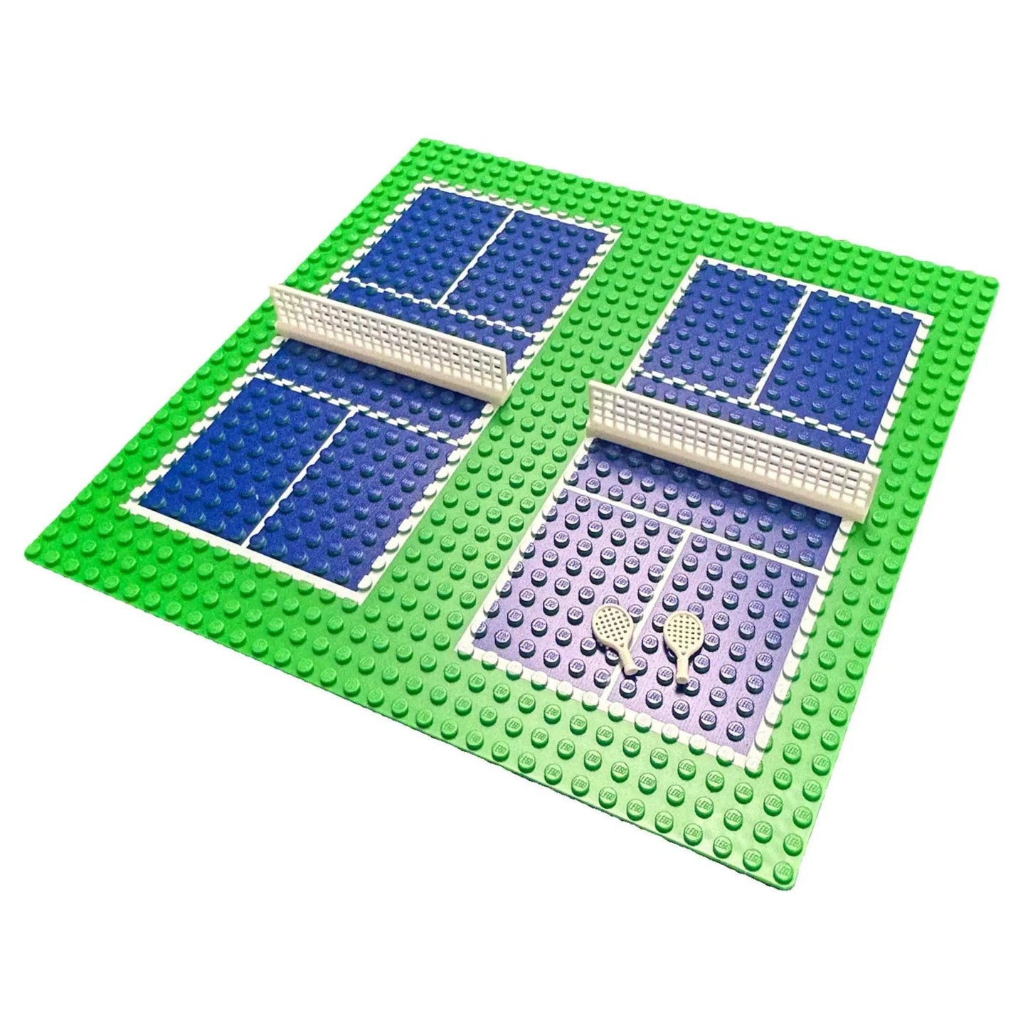 Custom Pickleball Courts made with LEGO parts - B3 Customs - B3 Customs