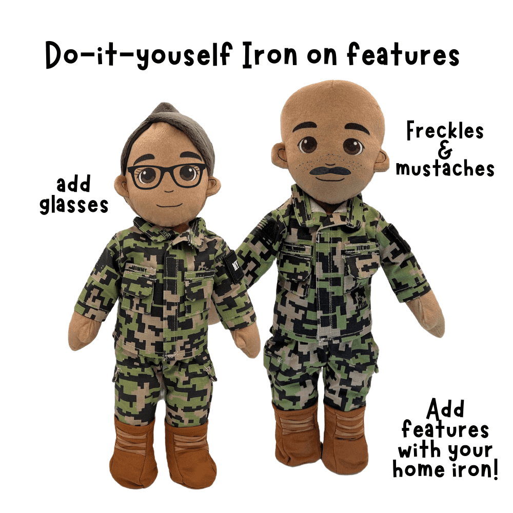  Custom Plush Doll Do It Yourself Personalization Iron On 