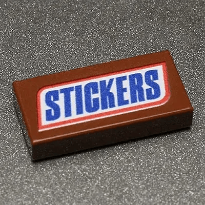  Custom Printed LEGO 1x2 Tile Stickers Premium Quality -  ToylandEU™