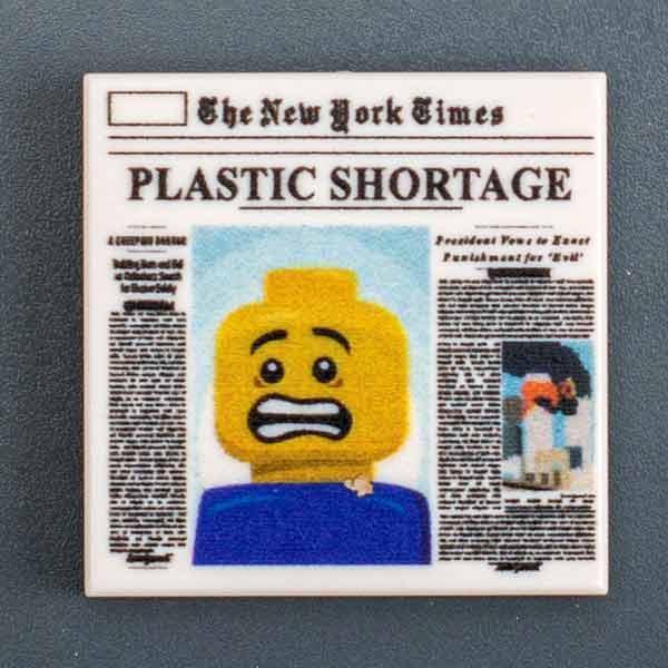  Custom Printed LEGO 2x2 Tile Official Newspaper Art -  ToylandEU™
