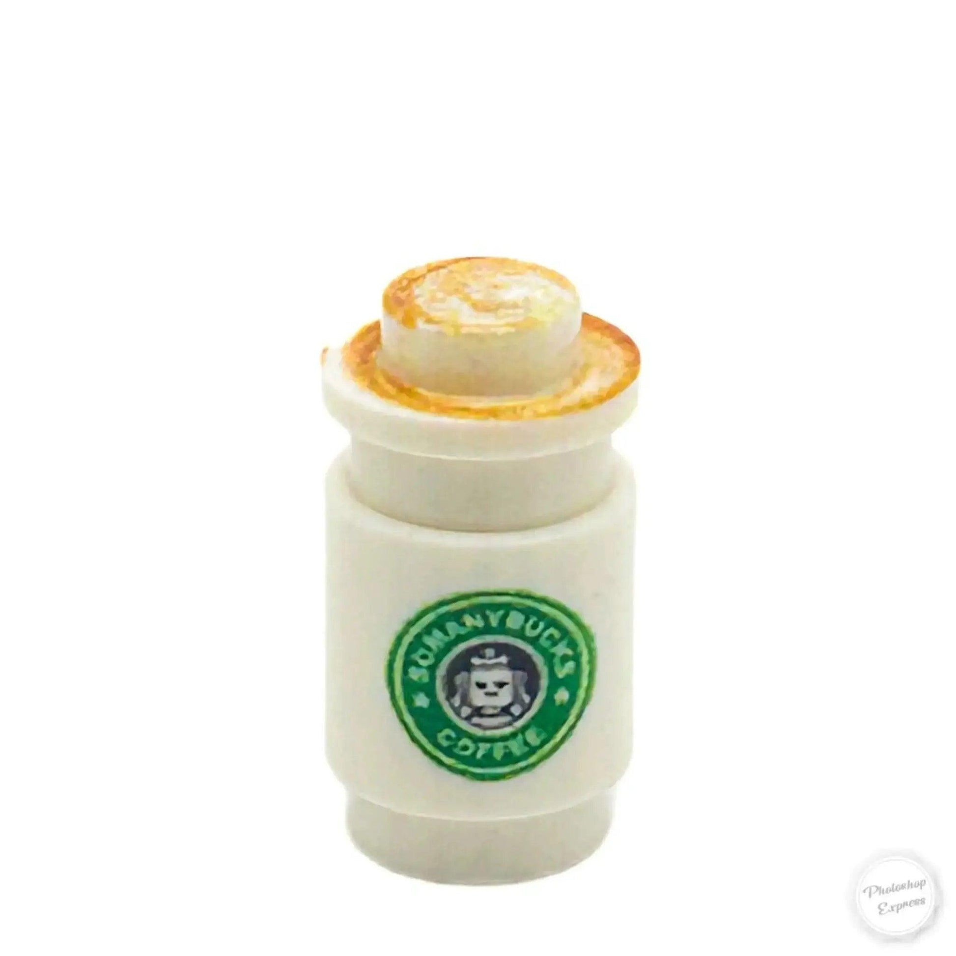  Custom Printed LEGO Minifig Latte Cup With Foam Top -  ToylandEU™