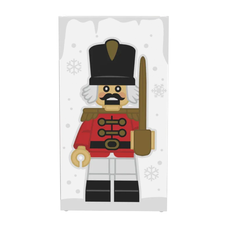 Custom Printed LEGO Nutcracker Window Panel 4x6 For Christmas Village - ToylandEU