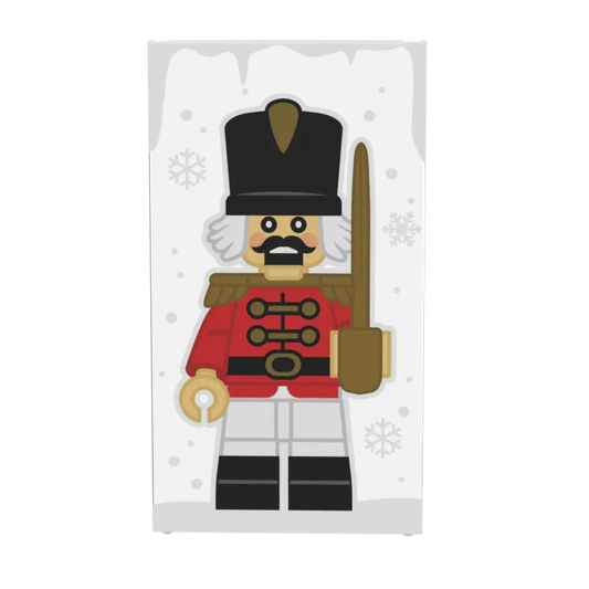 Custom Printed LEGO Nutcracker Window Panel 4x6 For Christmas Village - ToylandEU