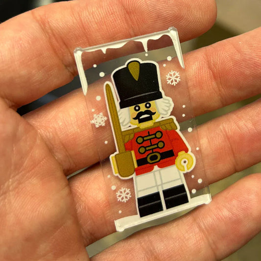 Custom Printed LEGO Nutcracker Window Panel 4x6 For Christmas Village - ToylandEU