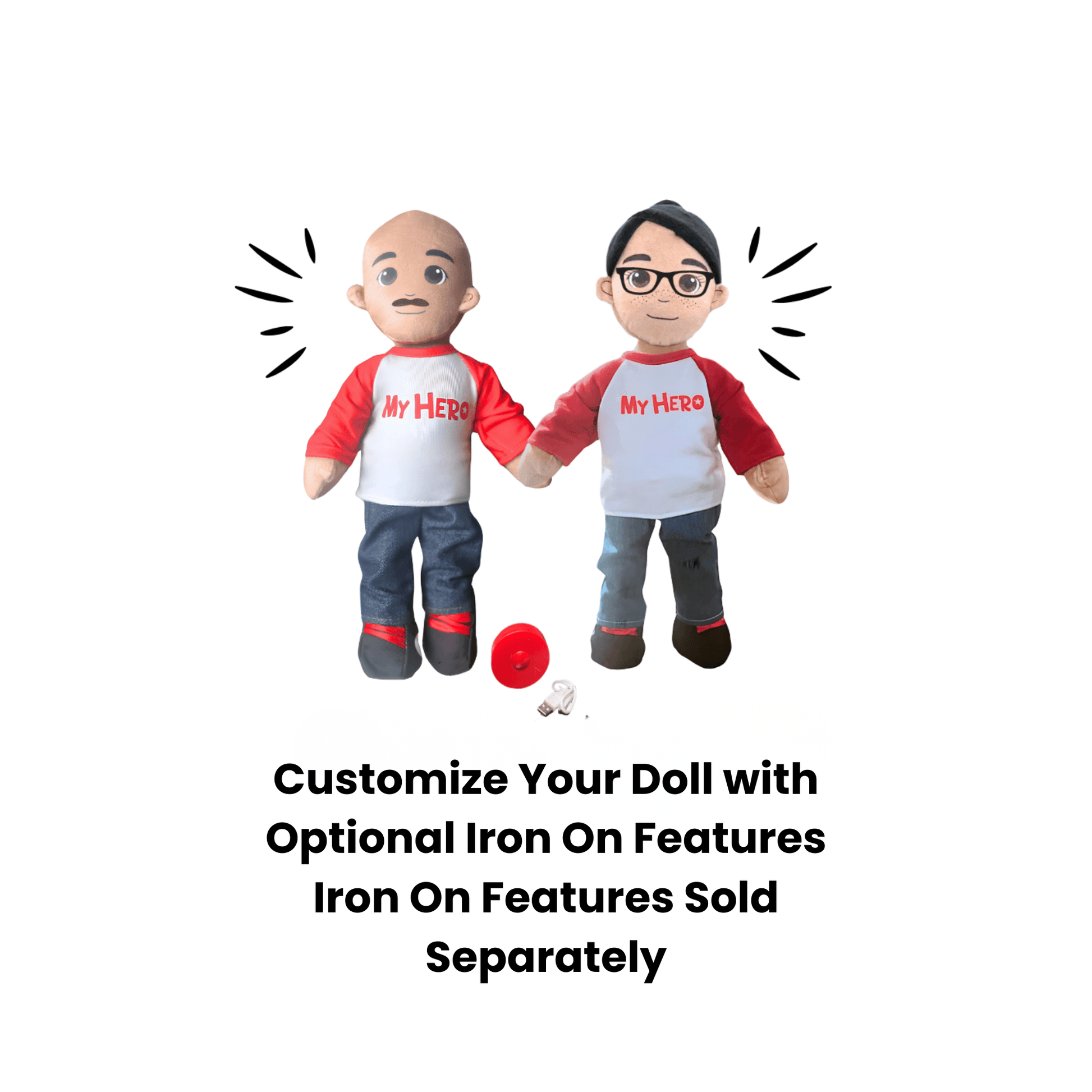  Custom Recordable Plush Family Doll With Messages 