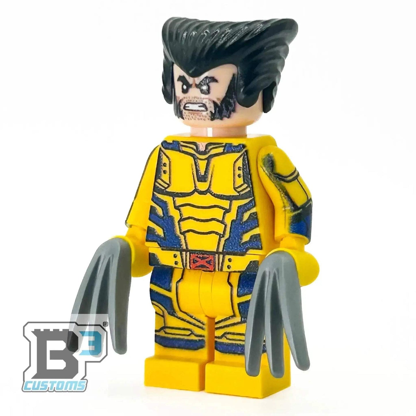 Custom Wolverine Minifig made using LEGO parts - B3 Customs - ToylandEU