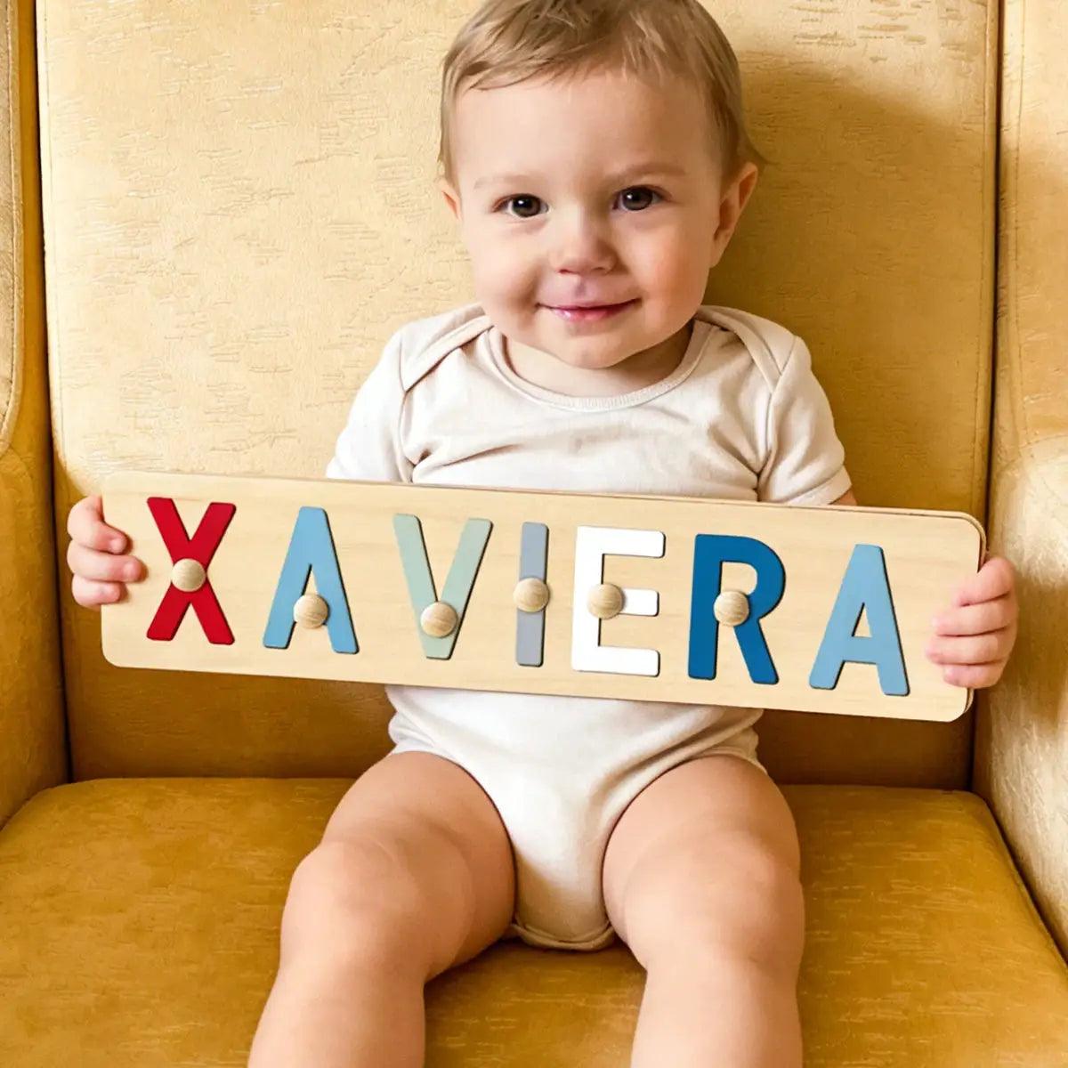  Custom Wooden Name Puzzle For Kids Education -  ToylandEU™