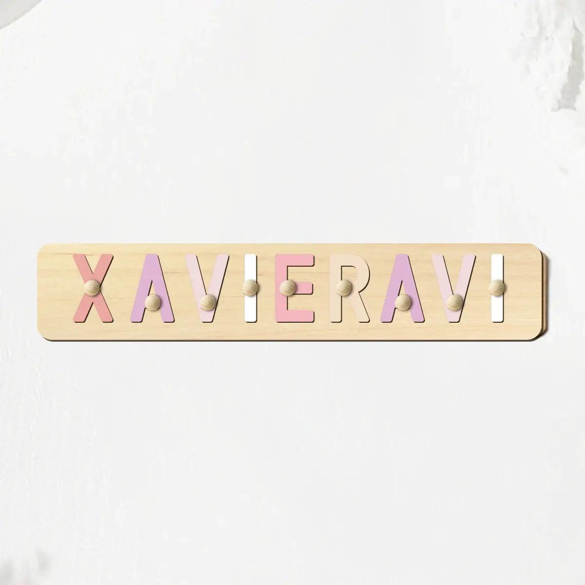  Custom Wooden Name Puzzle For Kids Education -  ToylandEU™