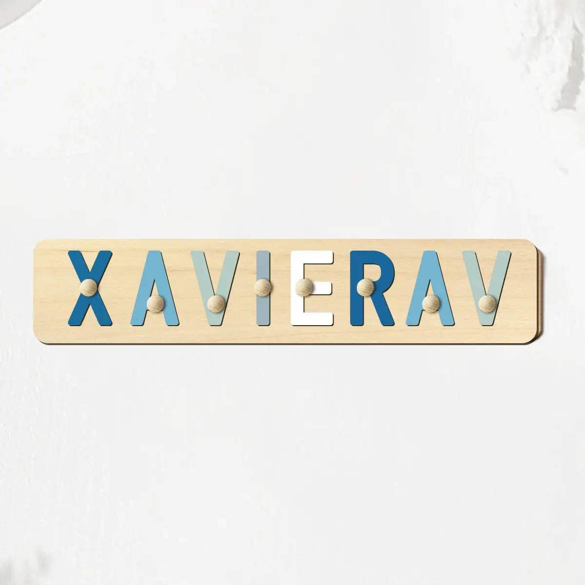 Custom Wooden Name Puzzle For Kids Learning Names Education - ToylandEU