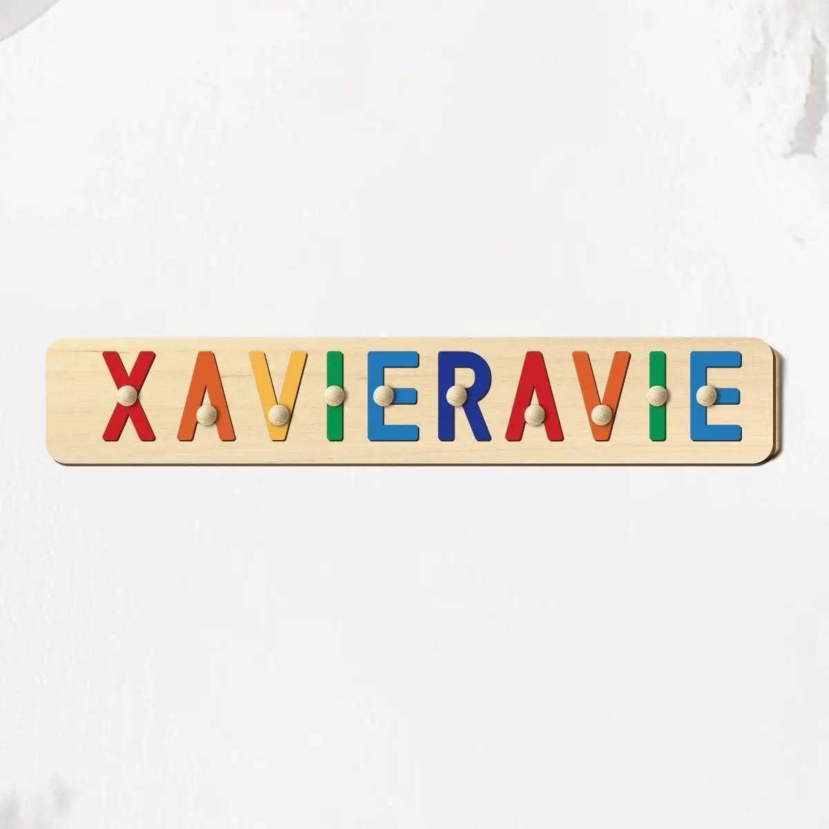 Custom Wooden Name Puzzle For Kids Learning Names Education - ToylandEU