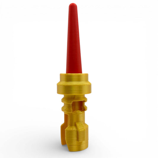 Red Blade With Gold Hilt Minifig Costume | 3D Printed | B3 Customs