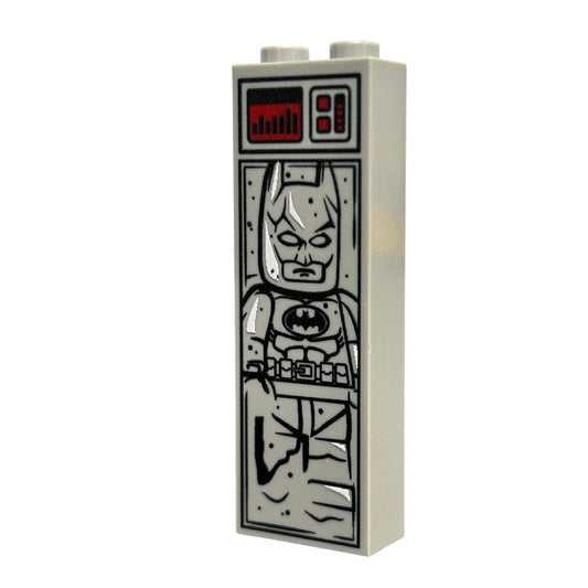 Dark Knight In Carbonite | 1x2x5 Brick | Custom Printed LEGO Part | B3 Customs