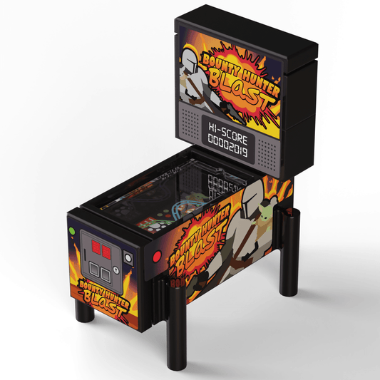 Bounty Hunter Blast Brick Wars Pinball Arcade Machine Building Set | Custom Set | B3 Customs
