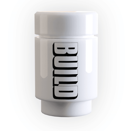 BUILD Energy Drink Can Moon Blast | Brick Prop | Custom Printed | B3 Customs
