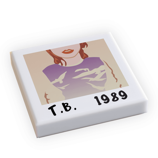 Taylor Bricks 1989 Album Cover 2x2 Tile | Custom Printed Tile | B3 Customs
