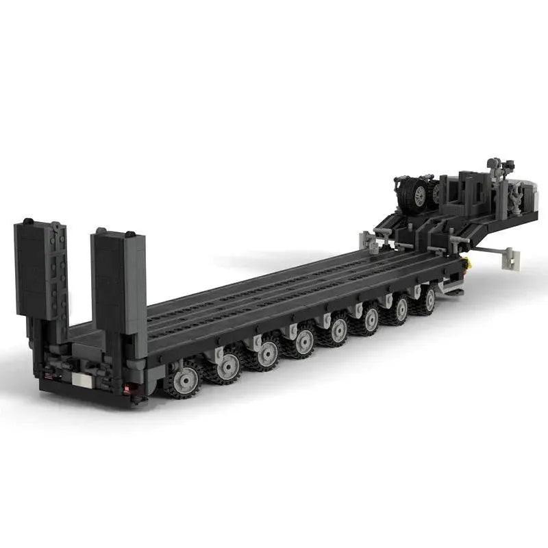  Customed Doll Panther Heavy Duty Transporter MOC Low Loader Trailer Children Toys Building Bricks MOC -  ToylandEU™