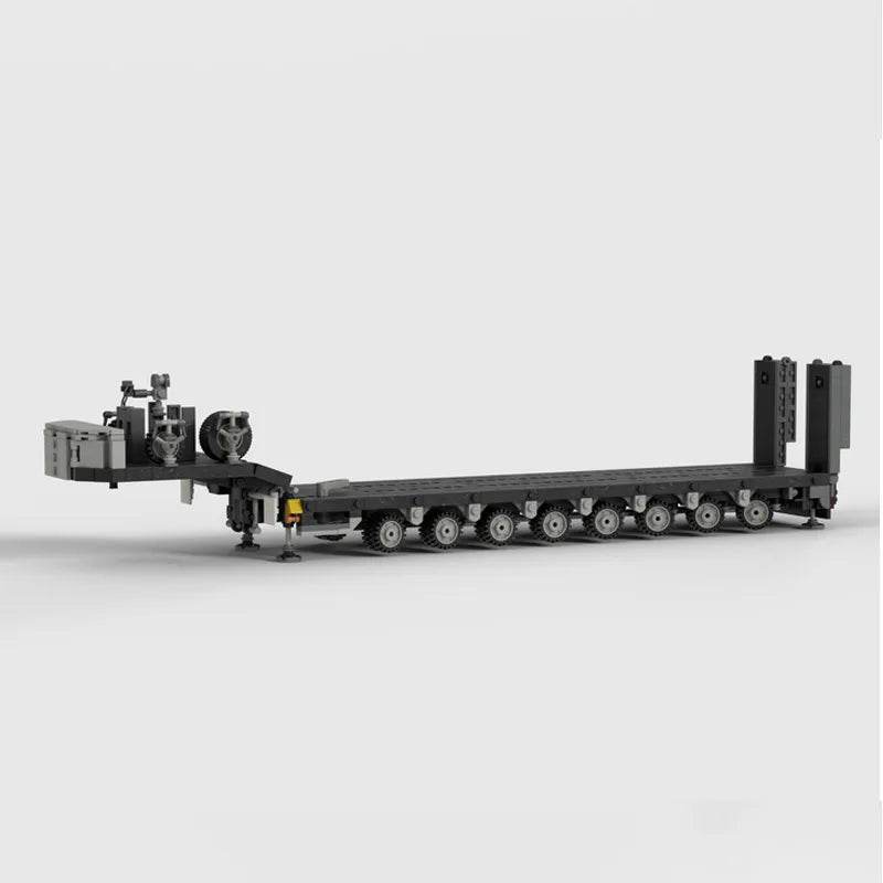 Customed Doll Panther Heavy Duty Transporter MOC Low Loader Trailer Children Toys Building Bricks MOC - ToylandEU