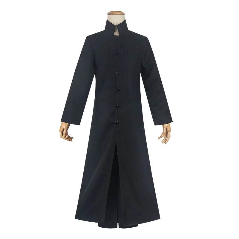Customised Cosplay Costume Black Neo Trench Coat Unisex - ToylandEU