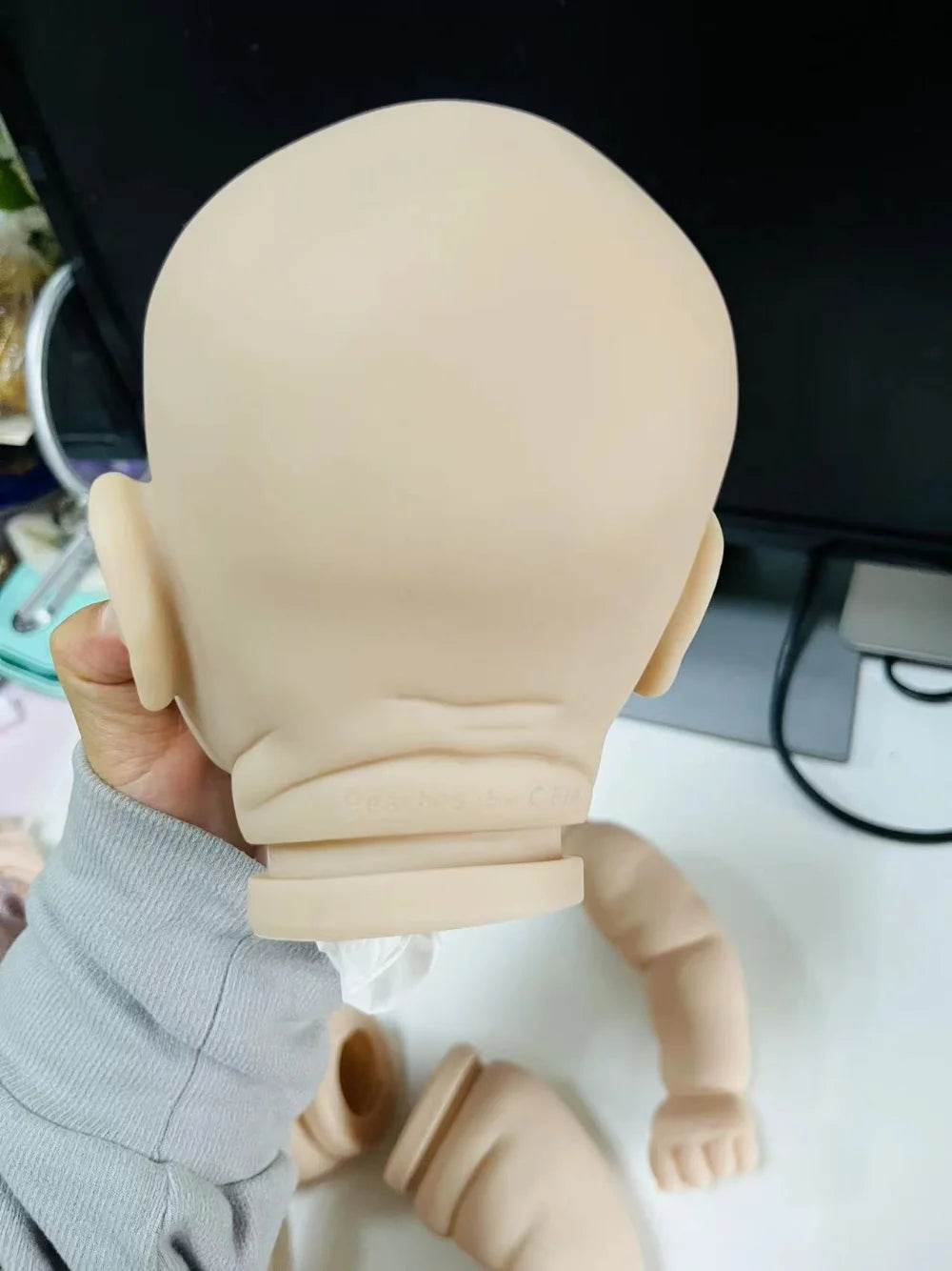 Customizable 21-Inch DIY Reborn Doll Kit - Peaches Fresh Color - ToylandEU