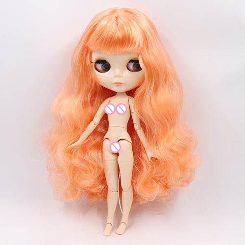 Customizable 30cm Shiny Face Blyth Doll with White Skin & Toy Joints - ToylandEU