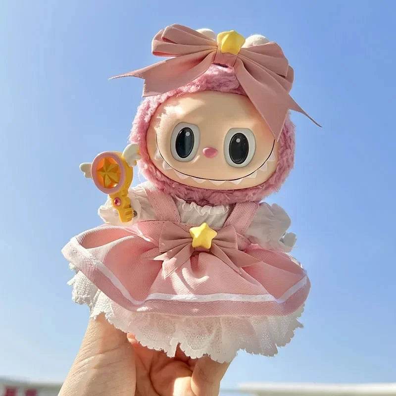Adorable Kawaii Plush Doll with Customizable Clothing for Creative Kids and Collectors Labubu - ToylandEU