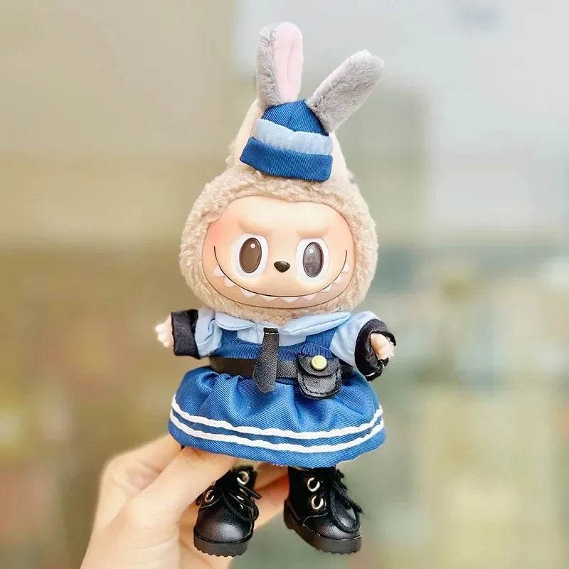 Adorable Kawaii Plush Doll with Customizable Clothing for Creative Kids and Collectors Labubu - ToylandEU