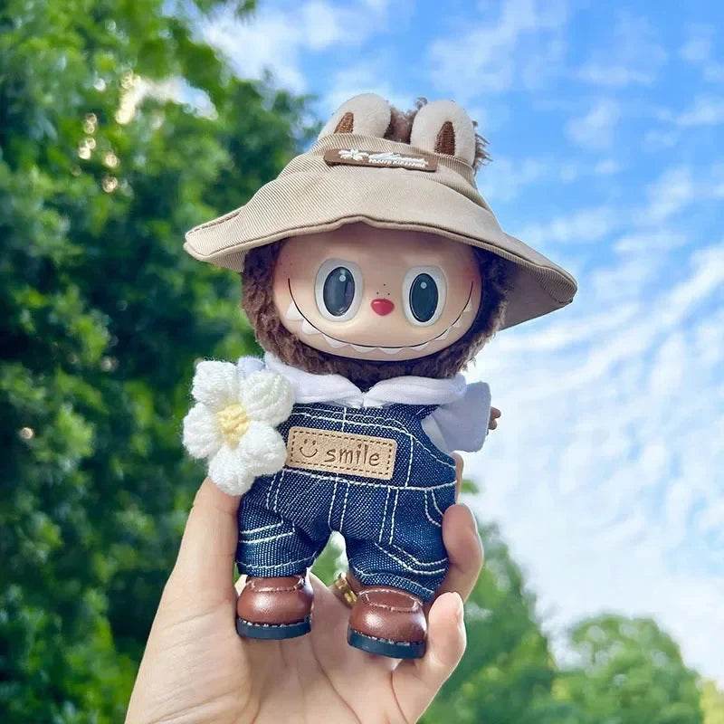 Adorable Kawaii Plush Doll with Customizable Clothing for Creative Kids and Collectors Labubu - ToylandEU