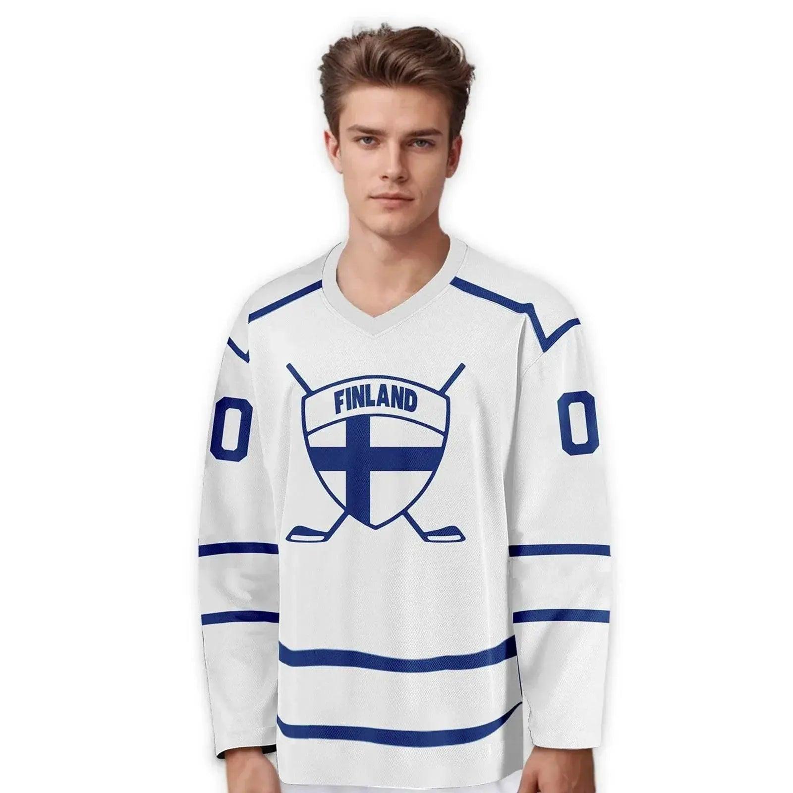  Customizable Finland Ice Hockey Jersey for All Ages - Men, Women, Youth, and Kids - Personalized Name and Number Training Shirt for Danish Fans -  ToylandEU™