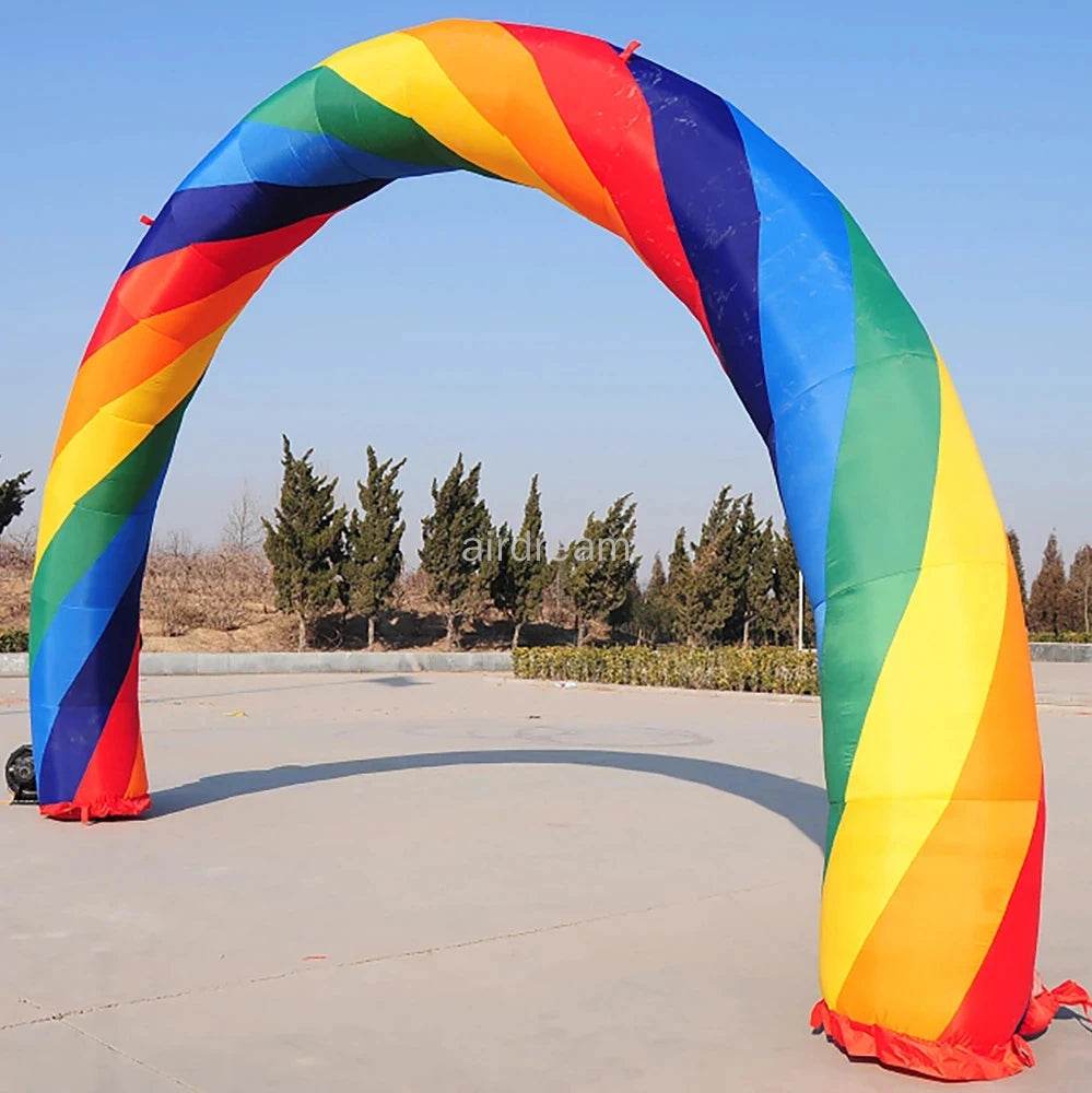 Customizable Inflatable Rainbow Arch 26ftx13ft Garden Decor - ToylandEU
