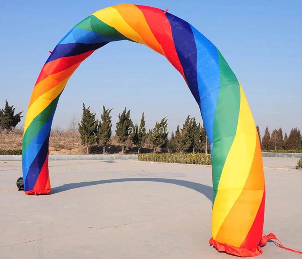Customizable Inflatable Rainbow Arch 26ftx13ft Garden Decor - ToylandEU